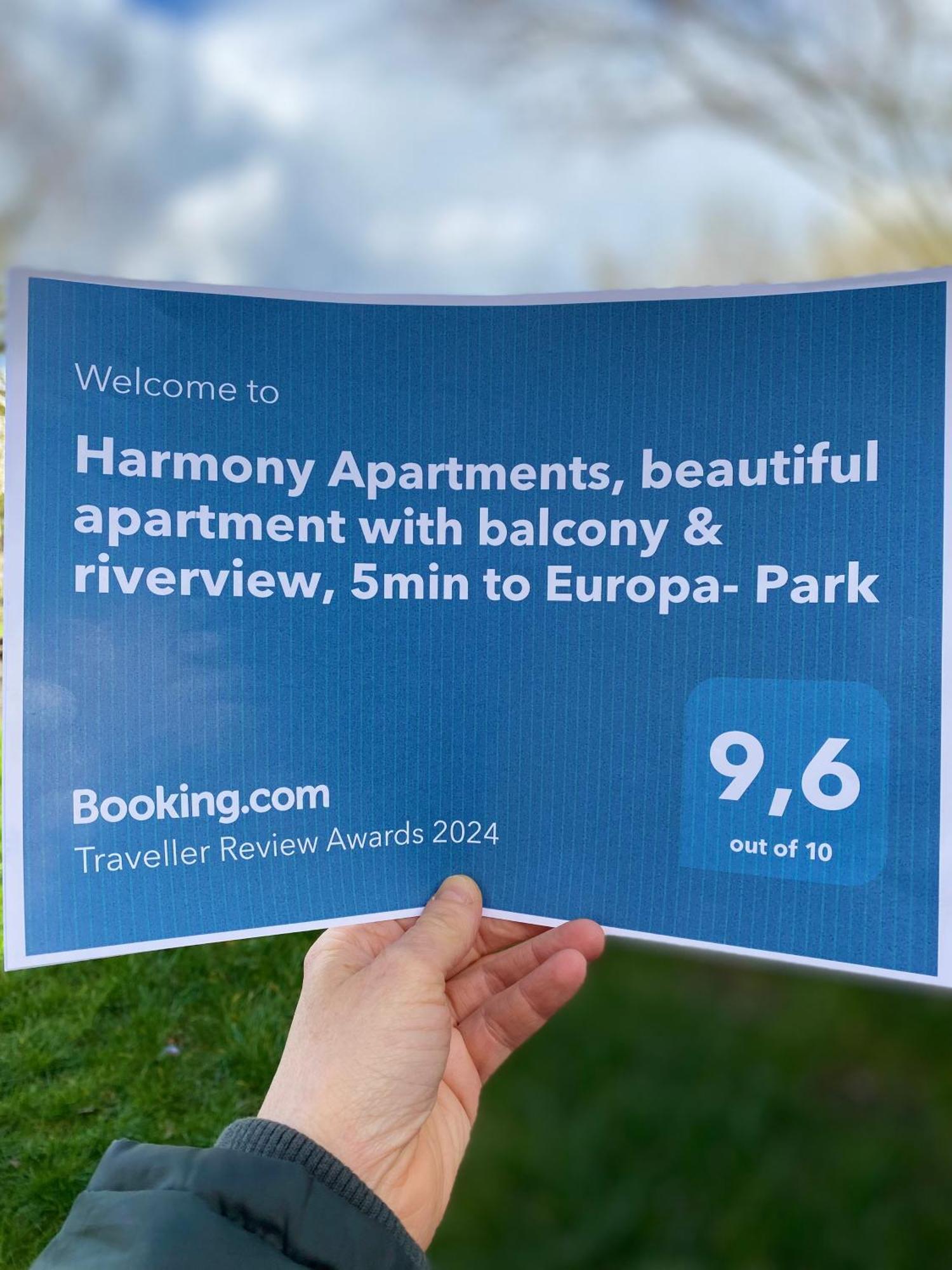 Harmony Apartment, Your Holiday Home In Rust With Balcony & River-View, 5Min To Europa-Park Exterior photo